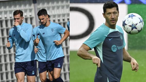 Porto vs. Barcelona. Porto vs. Barcelona.