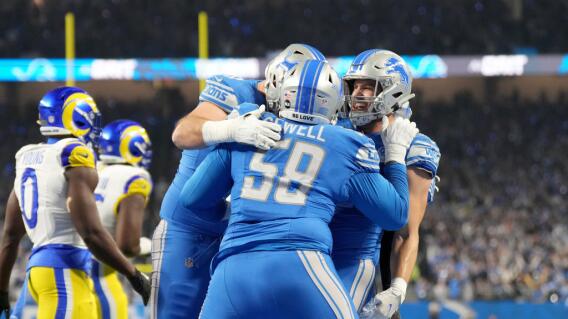 Celebración de los Detroit Lions. Celebración de los Detroit Lions.