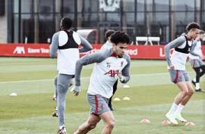 Luis Díaz, colombiano que milita en el Liverpool. Foto: Liverpool Twitter Oficial