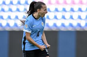 Belén Aquino, jugadora de la Selección Uruguay femenina.