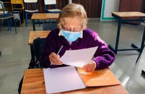 Su deseo siempre fue terminar la escuela primaria 