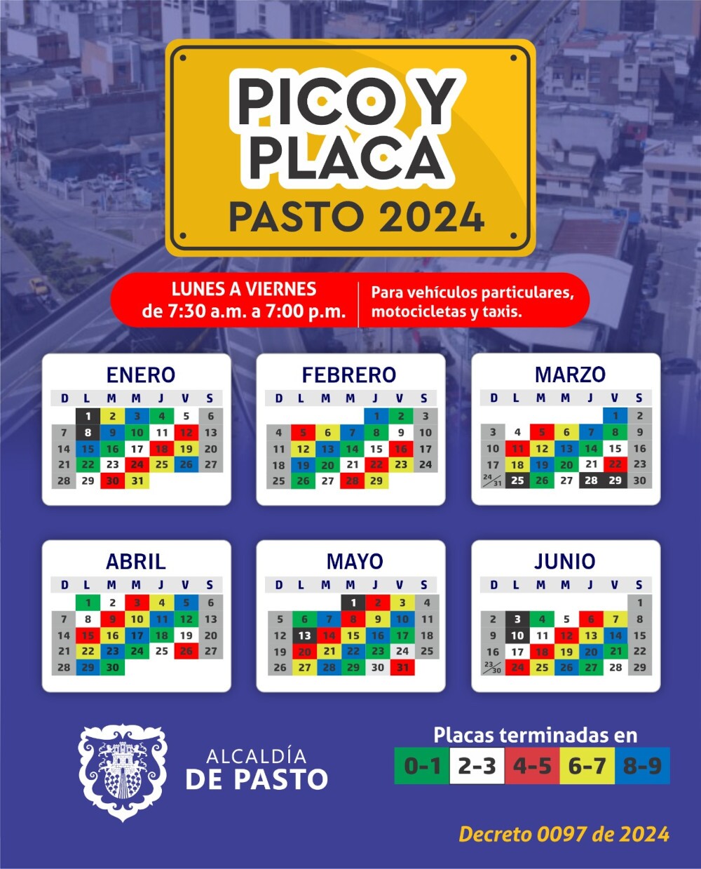 Pico y placa en Pasto Pico y placa en Pasto