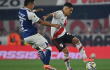 Juan Fernando Quintero en acción de juego con River Plate frente a Gimnasia. 