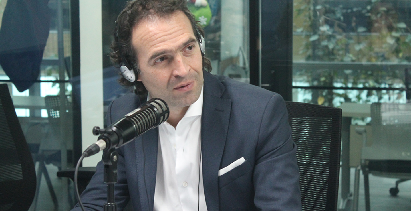 275471_BLU Radio Federico Gutiérrez, alcalde de Medellín / Foto: Blu Radio