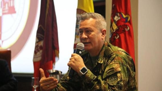 El general Olveiro Pérez. El general Olveiro Pérez.