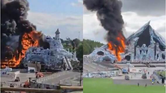 Incendio en Tomorrowland en Bélgica Incendio en Tomorrowland en Bélgica
