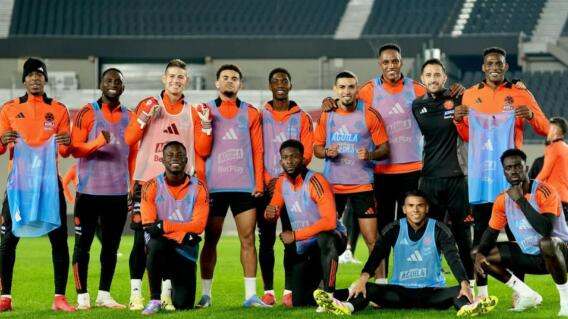 Selección Colombia se prepara para enfrentar a Argentina este 10 de junio a las 7 de la noche