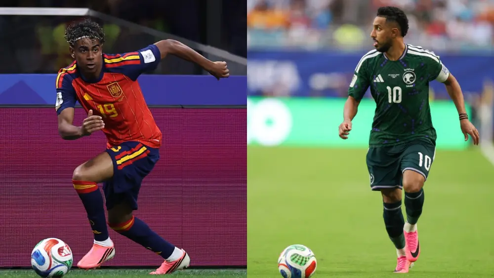 España y Arabia Saudita rivalizan este domingo en el Mundial 2026.