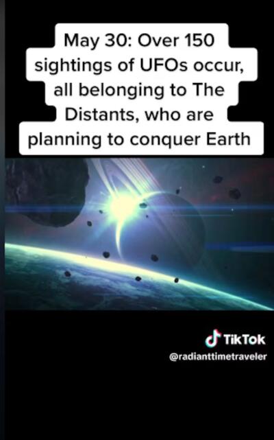 Predicción de Ovnis de hombre que dice venir del futuro Predicción de Ovnis de hombre que dice venir del futuro