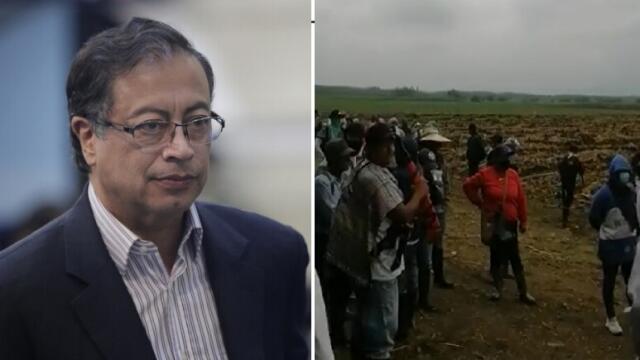 Ante conflictos por tierras entre campesinos e indígenas en el Cauca, Petro invita al diálogo Ante conflictos por tierras entre campesinos e indígenas en el Cauca, Petro invita al diálogo