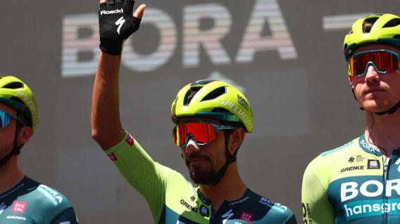 Daniel Felipe Martínez, ciclista colombiano del Bora Hansgrohe, previo al inicio de la etapa 9 del Giro de Italia 2024 Daniel Felipe Martínez, ciclista colombiano del Bora Hansgrohe, previo al inicio de la etapa 9 del Giro de Italia 2024