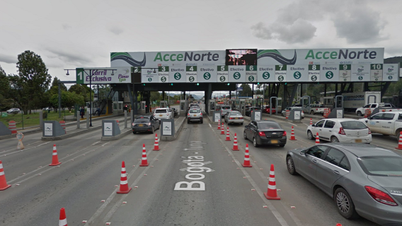 340411_BLU Radio. Peaje de Andes / Foto: Google Maps.