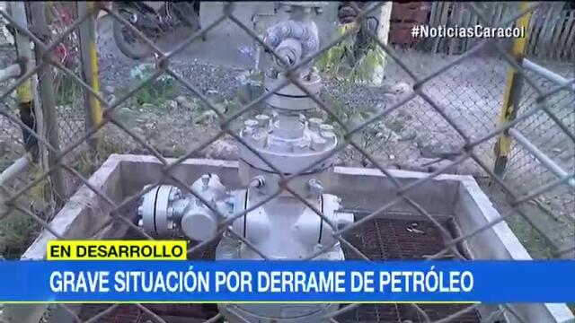 Antes del fracking no había contaminación: alarma por derrame de petróleo en Santander Antes del fracking no había contaminación: alarma por derrame de petróleo en Santander