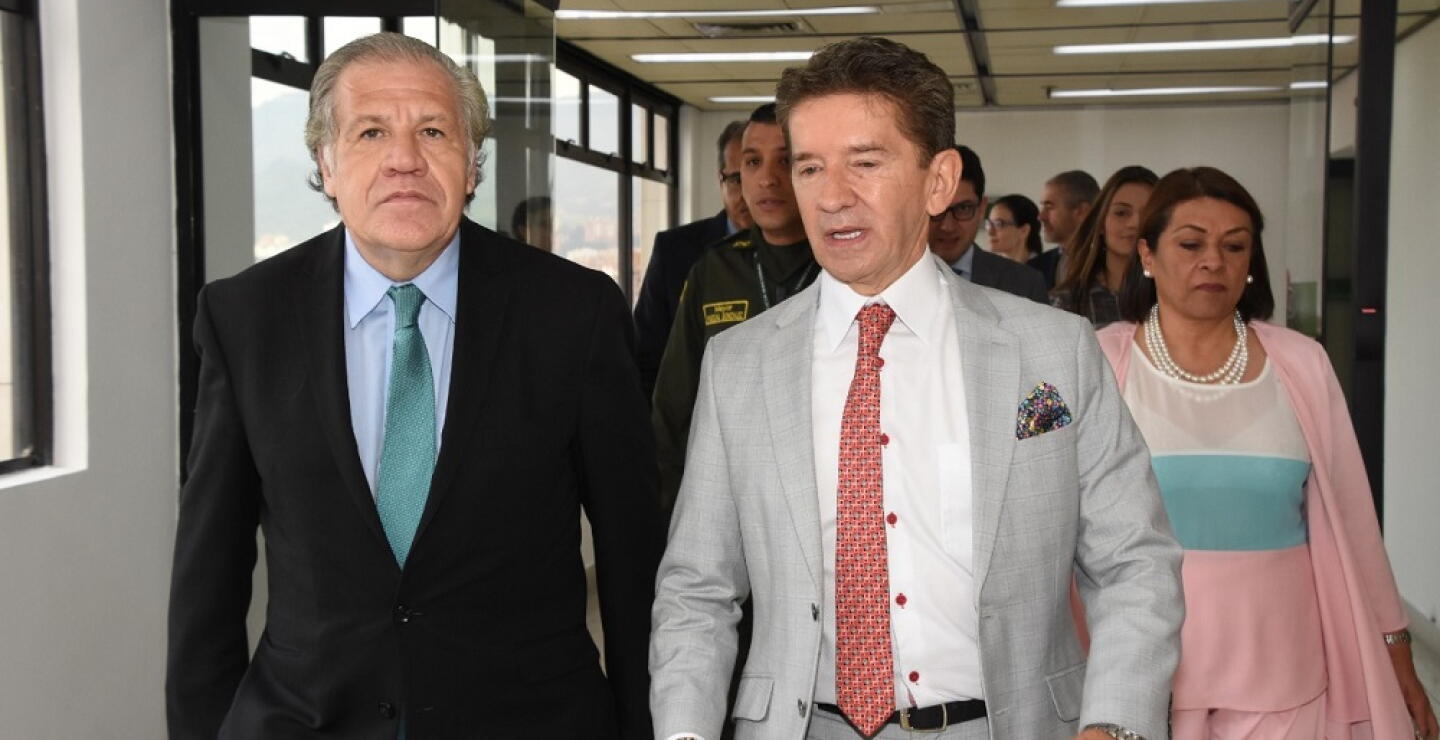 335133_BLU Radio. Reunión entre el gobernador Luis Pérez y el secretario general de la OEA, Luis Almagro / Foto: Gobernación de Antioquia