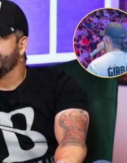 Nelson Velásquez se le fue de frente a agresor de mujer en pleno concierto