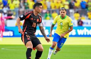 Colombia visita a Brasil por la jornada 13 de las Eliminatorias Sudamericanas. 