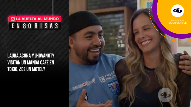 Laura Acuña y Jhovanoty estuvieron en un motel de Japón en La Vuelta al Mundo en 80 Risas.