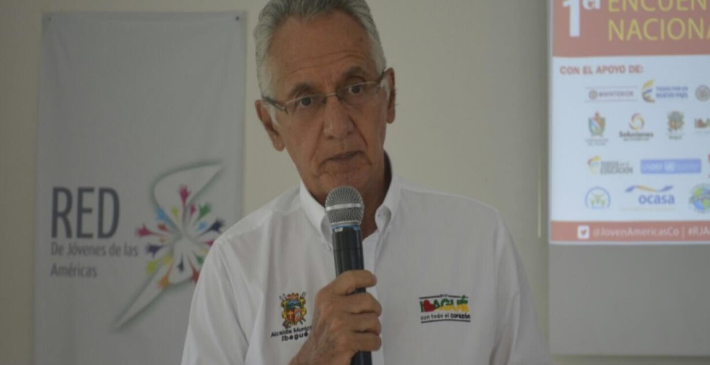 256825_Guillermo Alfonso Jaramillo, Alcalde de Ibagué / Foto: Twitter @GA_Jaramillo