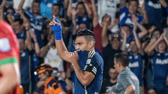 Falcao con Millonarios Falcao con Millonarios