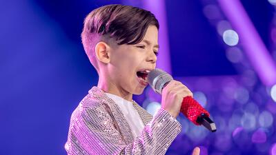 Ernesto Hernández en La Voz Kids 2024.