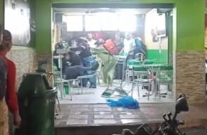 Riña entre domiciliarios en Medellín, Antioquia