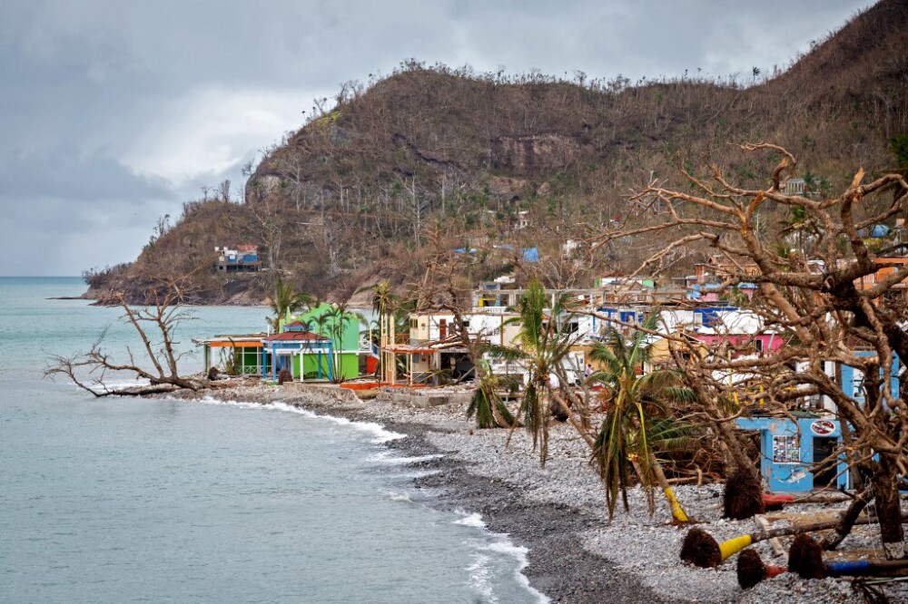 Devastación del huracán Iota en Providencia