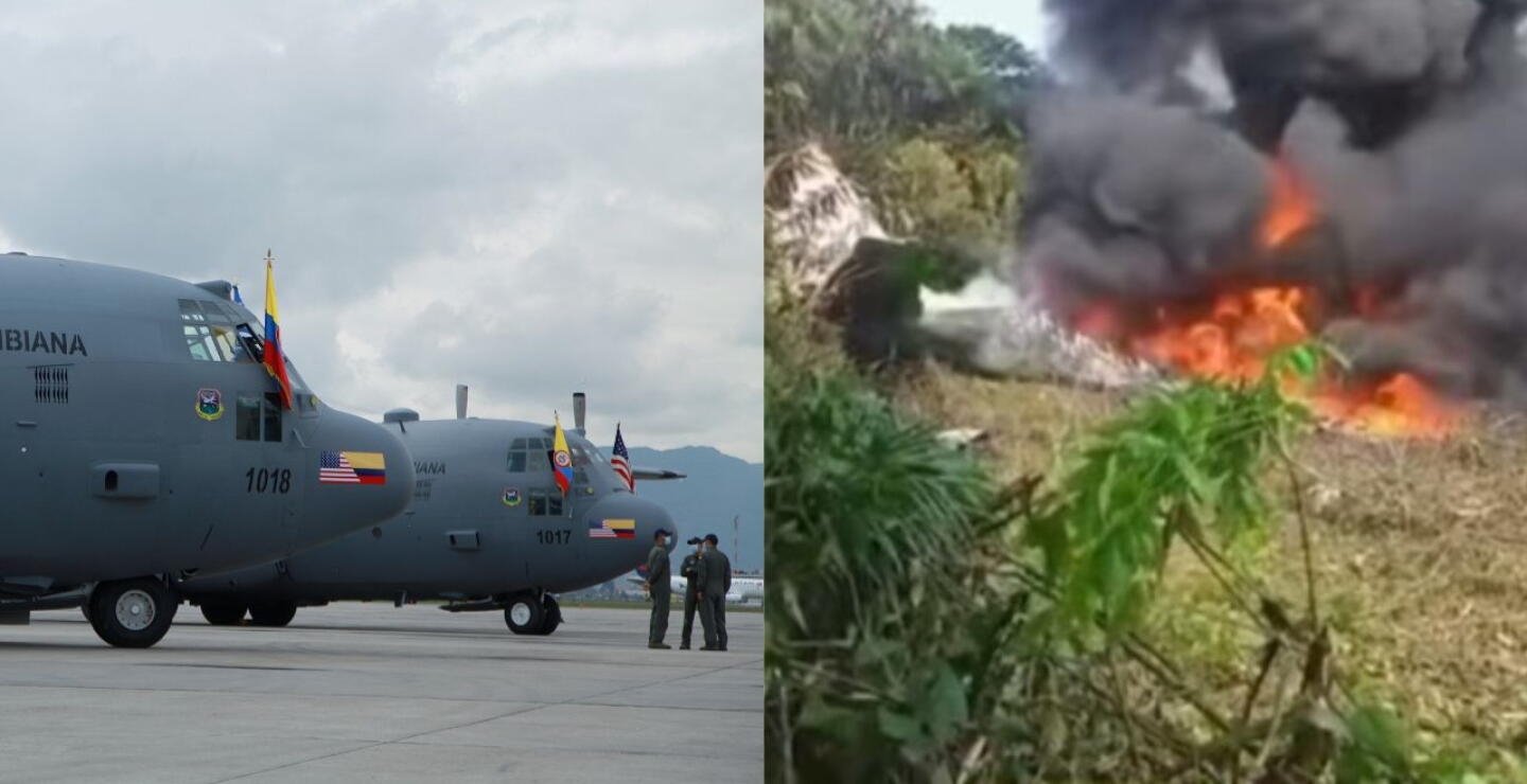 Este fue el recorrido que hizo el avión militar antes del grave accidente aéreo en Putumayo