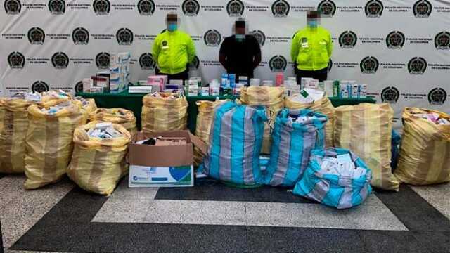 decomisan medicamentos en Medellín. decomisan medicamentos en Medellín.