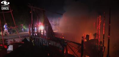 Incendio en el Salto del Tequendama 