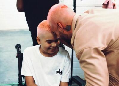 Con dolor, Maluma se despidió de Bastian