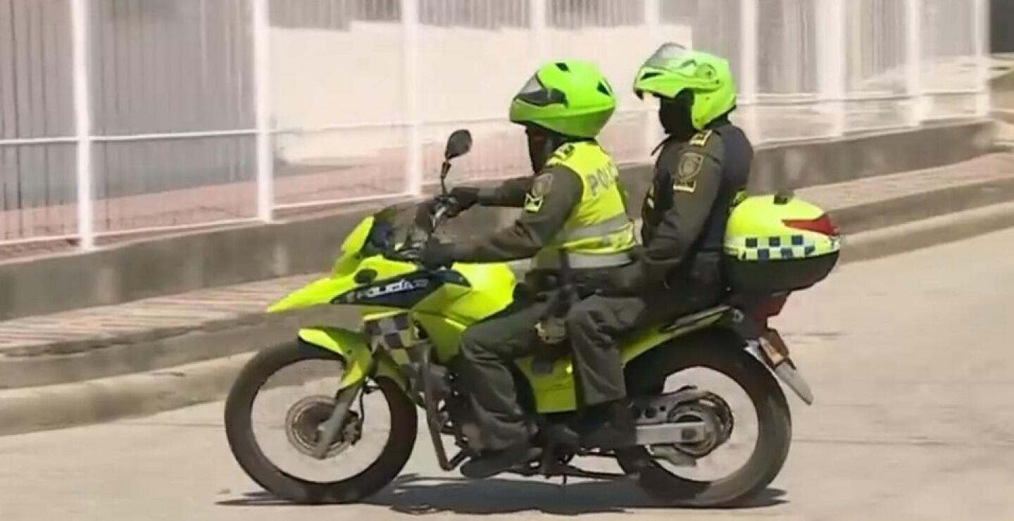 Así fue como atacaron a bala a dos policías en el sur de Bogotá