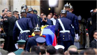 Sepelio de Miguel Uribe Turbay. Sepelio de Miguel Uribe Turbay.