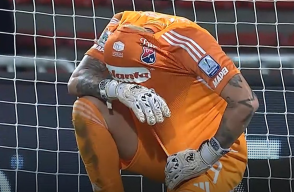 Washington Aguirre guardameta de Independiente Medellín.