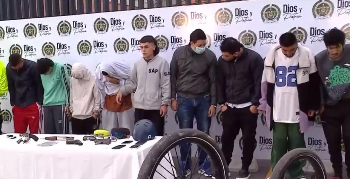 ¿Los reconoce? Esta es la banda acusada de asaltar a Juan Pablo Raba en Bogotá