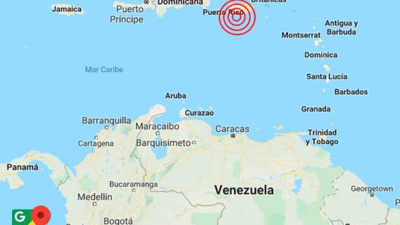 352205_Temblor en Puerto RIco // Imagen: Google Maps 352205_Temblor en Puerto RIco // Imagen: Google Maps