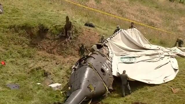 Hipótesis del accidente del helicóptero en Subachoque que dejó tres uniformados muertos Hipótesis del accidente del helicóptero en Subachoque que dejó tres uniformados muertos