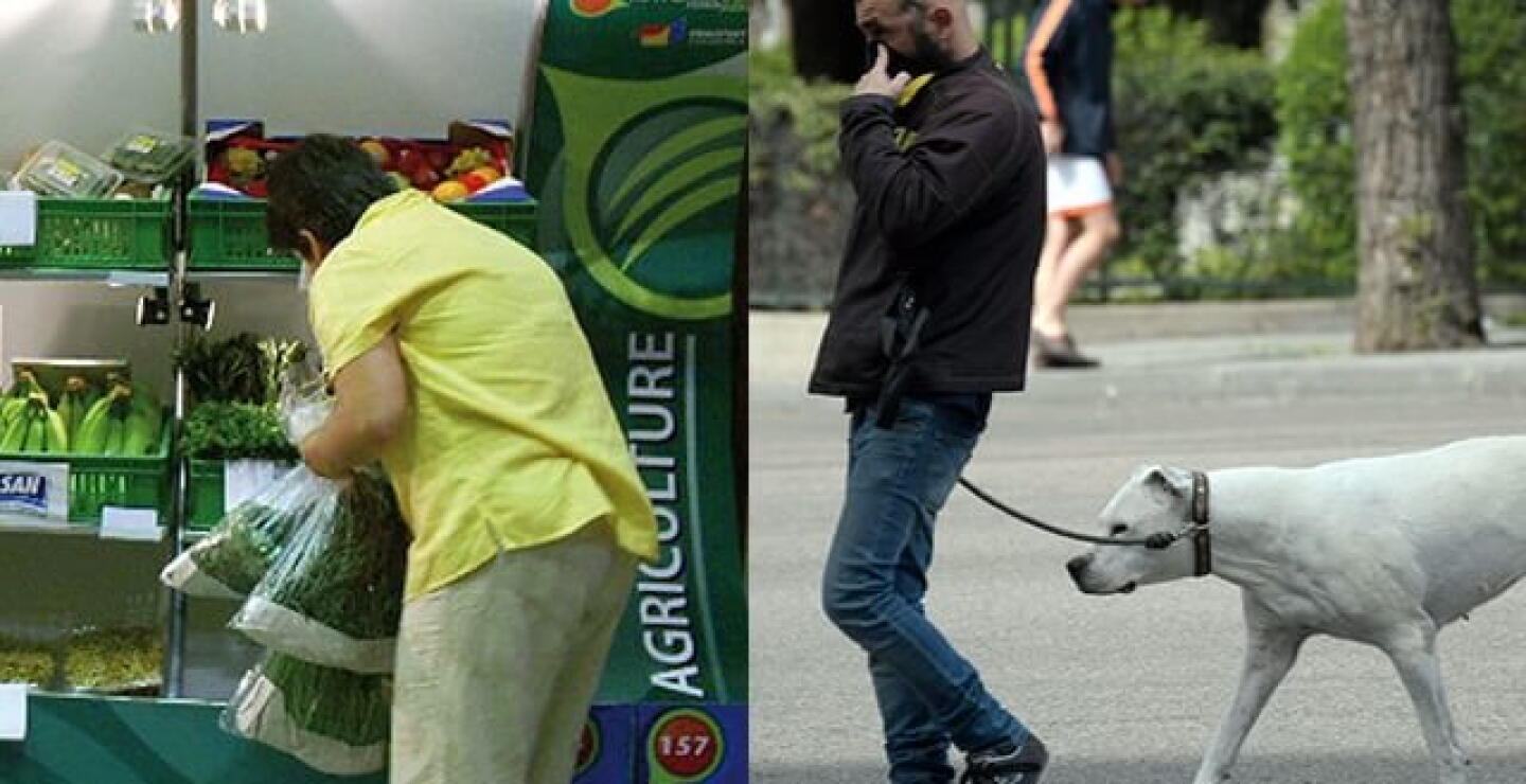 Simulacro de aislamiento obligatorio en Bogotá Foto: AFP