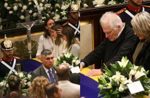 Féretro de Miguel Uribe 