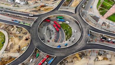 Nueva glorieta en la av. Ciudad de Cali con av. de las Américas: así se ve la imponente estructura