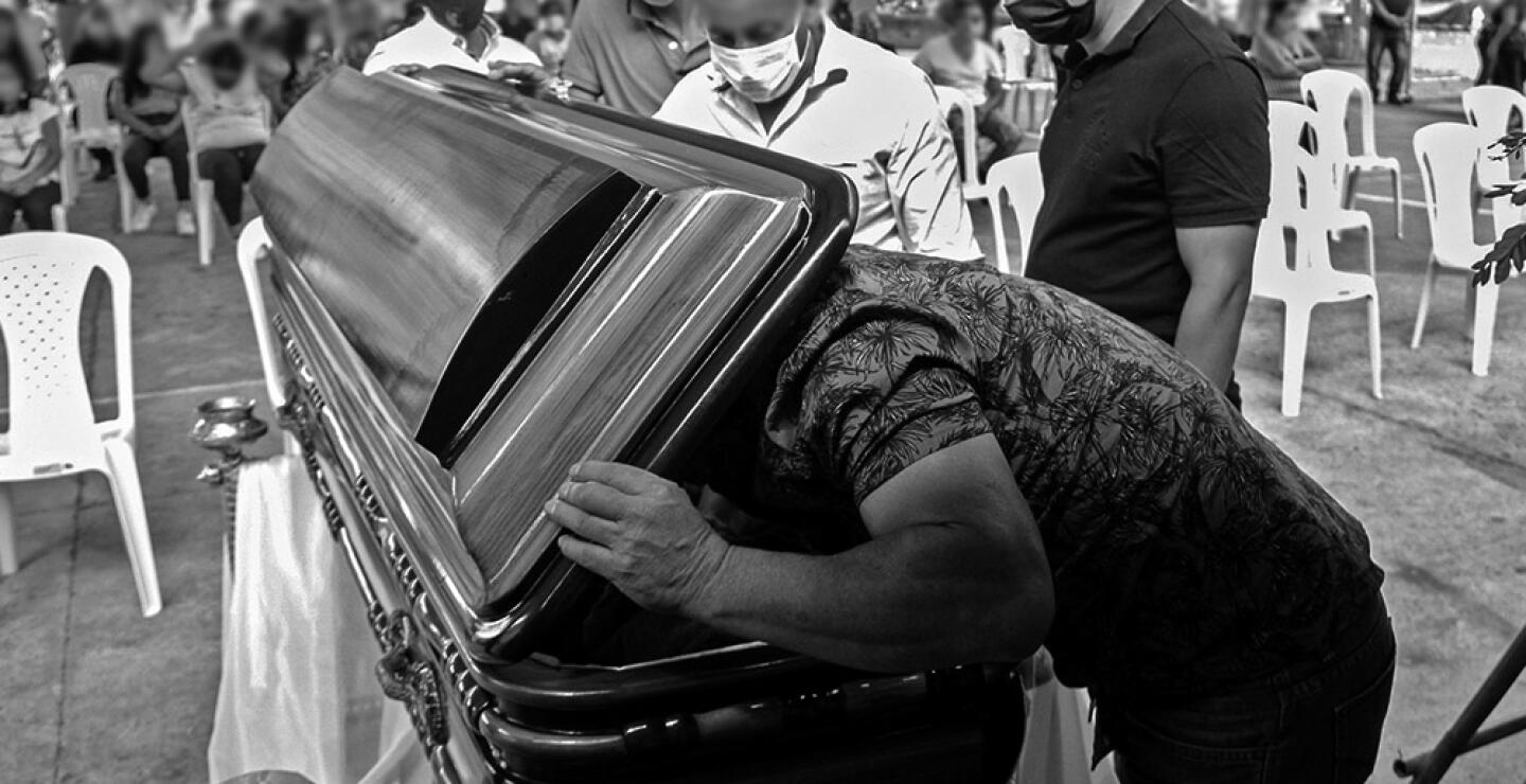 374649_Funeral de víctima de la masacre de Samaniego (Nariño) // Foto: AFP