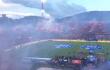 Recibimiento de la Hinchada del Medellín para la final contra Santa Fe en el Atanasio Girardot.