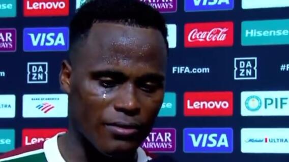 Jhon Arias no pudo ocultar las lágrimas tras eliminación de Fluminense del Mundial de Clubes. Jhon Arias no pudo ocultar las lágrimas tras eliminación de Fluminense del Mundial de Clubes.
