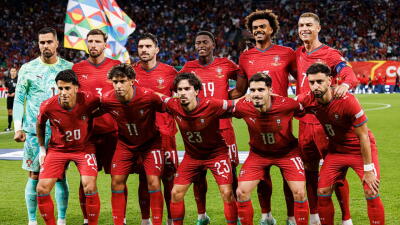 La formación de la Selección de Portugal frente a Gales en la Liga de Naciones. 