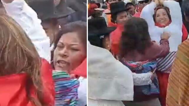 Dina Boluarte, presidenta de Perú, fue agredida en Ayacucho: hasta le halaron el cabello Dina Boluarte, presidenta de Perú, fue agredida en Ayacucho: hasta le halaron el cabello