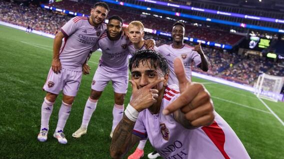 Luis Fernando Muriel celebra con el Orlando City Luis Fernando Muriel celebra con el Orlando City
