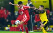 Luis Díaz en acción de juego con Bayern Múnich frente al Borussia Dortmund.