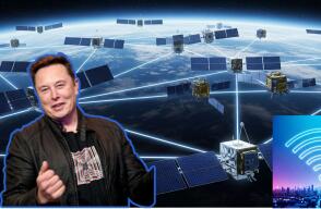 Imagen referencial de Starlink el Internet global de Elon Musk
