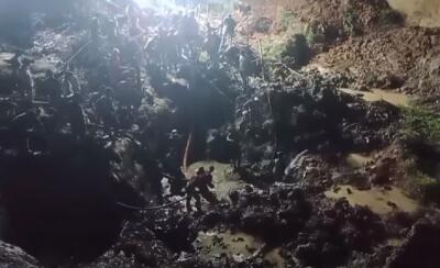 Deslizamiento de una mina de oro en Nechí, Antioquia, deja a dos niños muertos