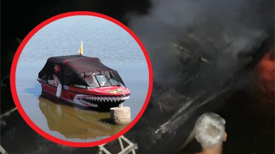 347755_BLU Radio. Desconocidos quemaron chalupa de periodista / Foto: suministrada