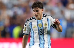 Julián Álvarez, delantero de la Selección Argentina y del Atlético de Madrid.